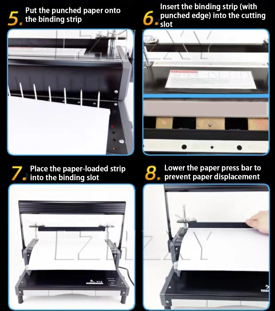 Punching and Binding Machine Nail Binding Machine 12 Hole Nail Binding Machine A