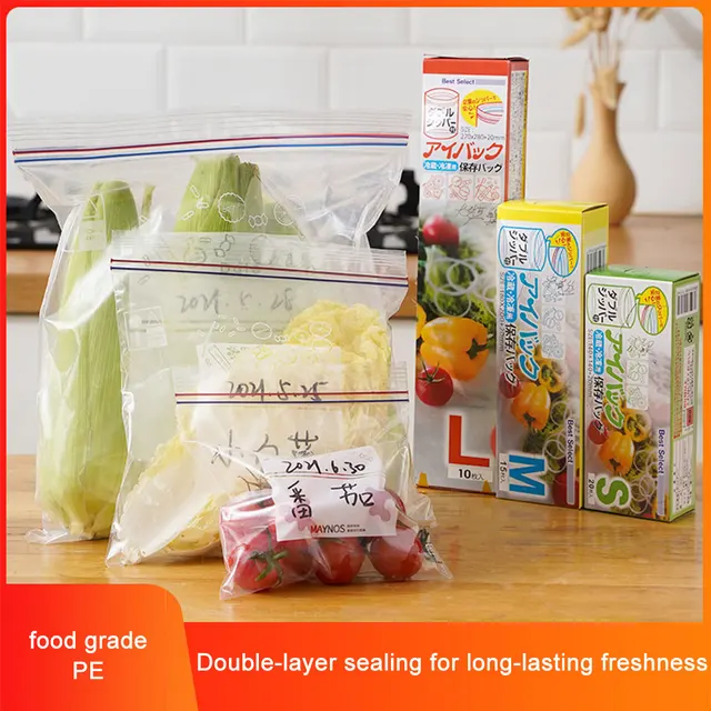 Dropship 15pcs Large Sealed Bags; Food Grade Freshness Packaging
