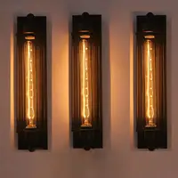 Retro Industrial Style Iron Wall Light Corridor Staircase Restaurant Loft Bedroom Lamp Bedside House Decor Indoor LED Lighting 1