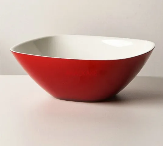 Fruit salad bowl, household tableware, plastic bowl, creative cold mixed vegetable fruit plate, fruit basin
