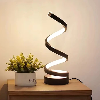 Modern Spiral LED Table Lamp 1