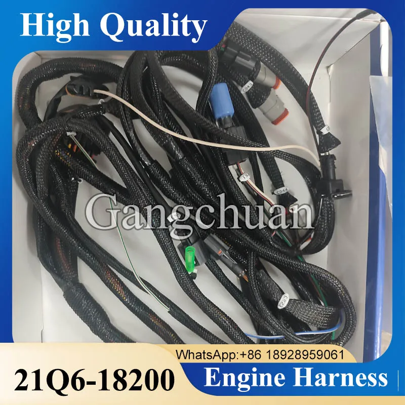 R220-9S Engine Harness 21Q6-18200 21Q618200 for Hyundai