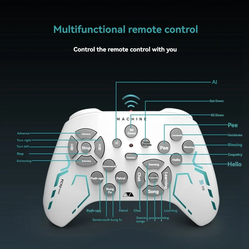 AI Robot Intelligent Machine Dog Voice Dialogue Phone Remote Control Programming Singing Dancing Machine Dog Kids Toys 5