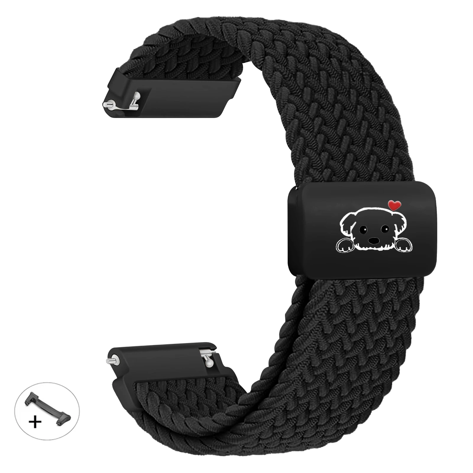 Cute Dog Magnetic Braided Bracelet Strap for Smartwatch Accessories