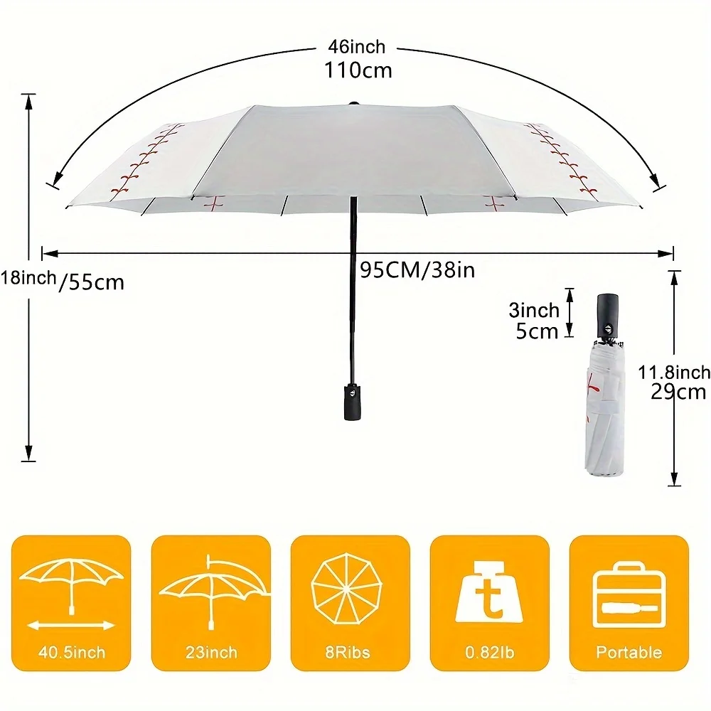 Windproof Umbrella Folding Umbrella Automatic Umbrella Wind Resistant Umbrella Automatic Sun Umbrella Sun Umbrella Strong Windproof Automatic Umbrella 8ribs Golf Umbrella Sunshade UV Protection Folding Men's Buckle Rain Parasol Women