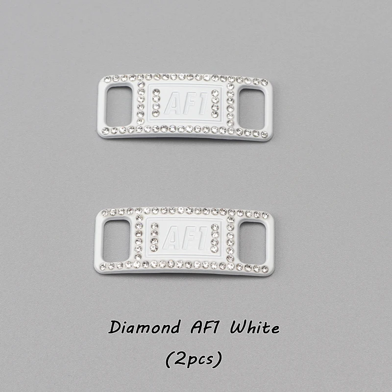 Luxury Rhinestone Shoe Charm Accessories - Metal Buckle and Lock