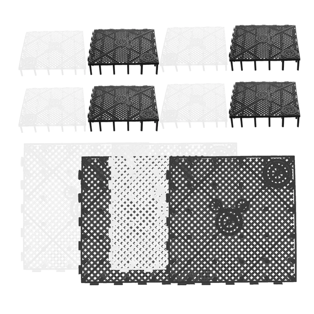 

12 Pcs Fish Tank Bottom Filter Plate Divider Board Aquarium Crate Partition Cut off Boards Plastic