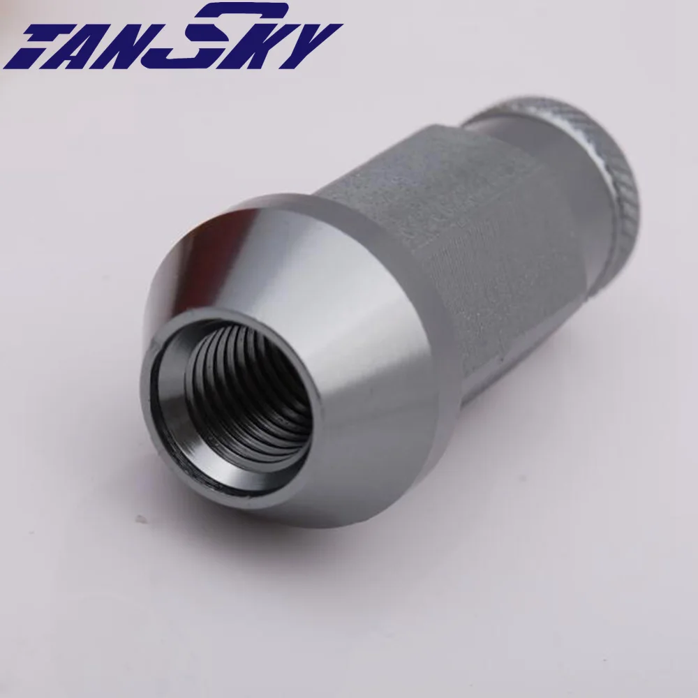 D1spec Racing jdm Billet Aluminium Car Wheels Rims Wheel Lug Nuts M12X1.5 Or M12X1.25, L:52mm 20PCS/SET 650NUTS-L