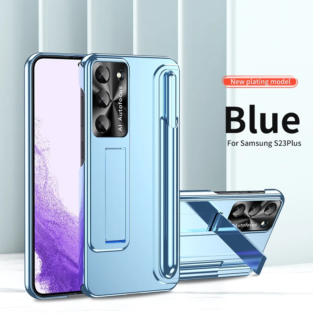 

Чехол для Samsung Galaxy S23 Plus 5G S23 Ultra, чехол с отделением для ручки, полная защита, чехол-подставка для Samsung S23 с ручкой