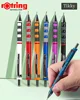Rotring Tikky Mechanical Pencils 0.5/0.7mm Lightweight Automatic Press Pencil Student Writing Drawing Design Activity Pencils 1