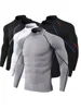 Men's Motorcycle Training Clothing Sportswear For Men Gym Long Sleeve Exercise Clothes Muscle Fit Compression Motorcycle T-Shirt 1