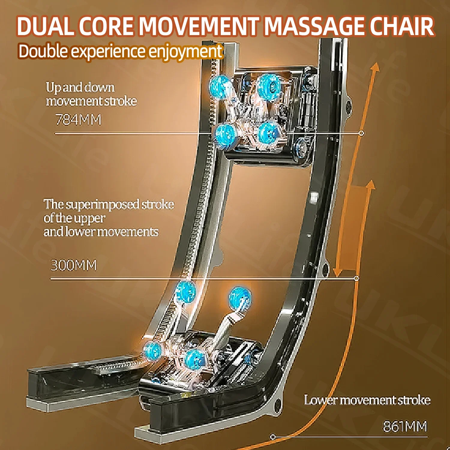 3 Year Warranty Dual movement Manipulator 8D Home Zero Gravity Full Body Luxury Massage Chairs SL 4D Massage Sofa Office chair 2