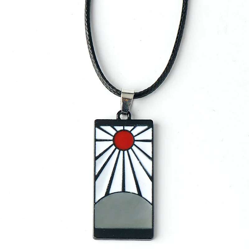 Anime Hot Show Ghost Slayer Blade Necklace Surrounding Stove Door Charcoal Jilang Sun Goddess Bamboo Flute Alloy Pendant