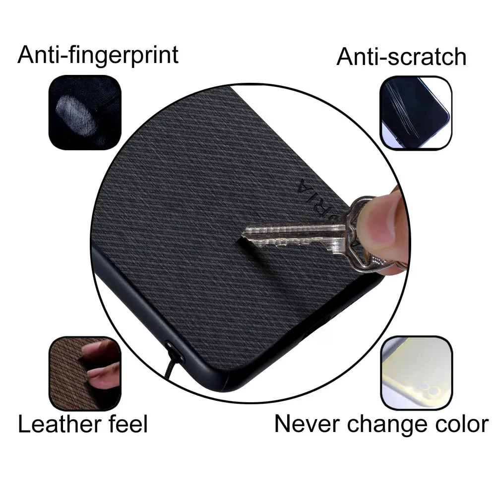 Luxury Vintage Cloth Pattern Leather Skin Phone Case Cover
