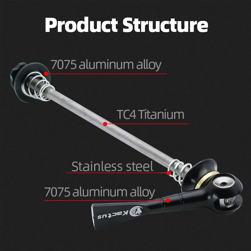 Titanium Skewers 150mm Quick Release Skewer Road Bicycle Ti Quick