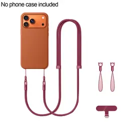 Magnetic Crossbody Phone Case with Adjustable Neck Strap and Lanyard (G)