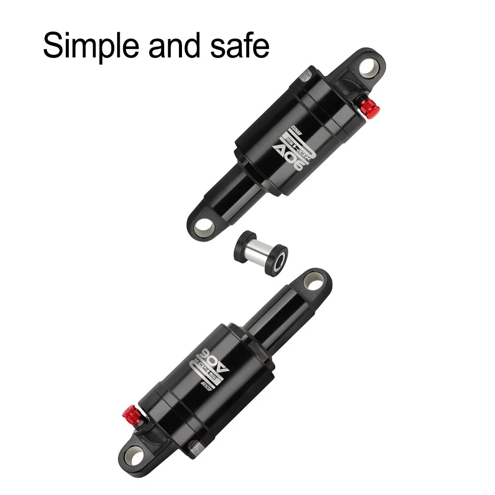 

Rear Shock Mountain Bike Rear Shock Absorber Bushing 125MM 190MM 9/20/31/41/51 Mm Black With Shock Absorbers For Some Scooters