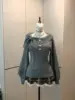 Preppy Style Sweet Knitted Sweater 2000s Aesthetic Gyaru Chic Korean Y2k Jumper Sweater Long Sleeve Coquette Knitwears 2