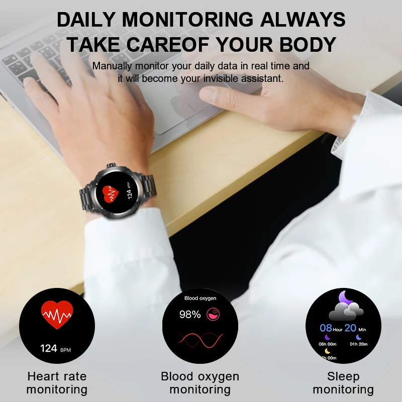 LIGE New 2 In 1 Smart Watch with Headphones Full Touch Screen TWS Bluetooth Earphones NFC Heart Rate Health Monitor Smartwatches