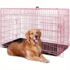 Folding wire kennel for large dog crate 1