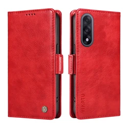 Luxury Premium Magnetic Leather Wallet Flip Case - OnePlus Nord 5 (RD)
