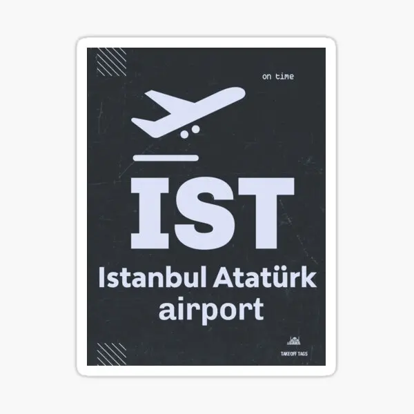

Наклейка Ataturk Air Port 14 см, 2 шт.