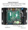 Fanless Industrial Mini PC i7-1355U 2x Gigabit Ethernet 2x COM RS232 8x USB Support WiFi 4G SIM LTE Windows Linux 3