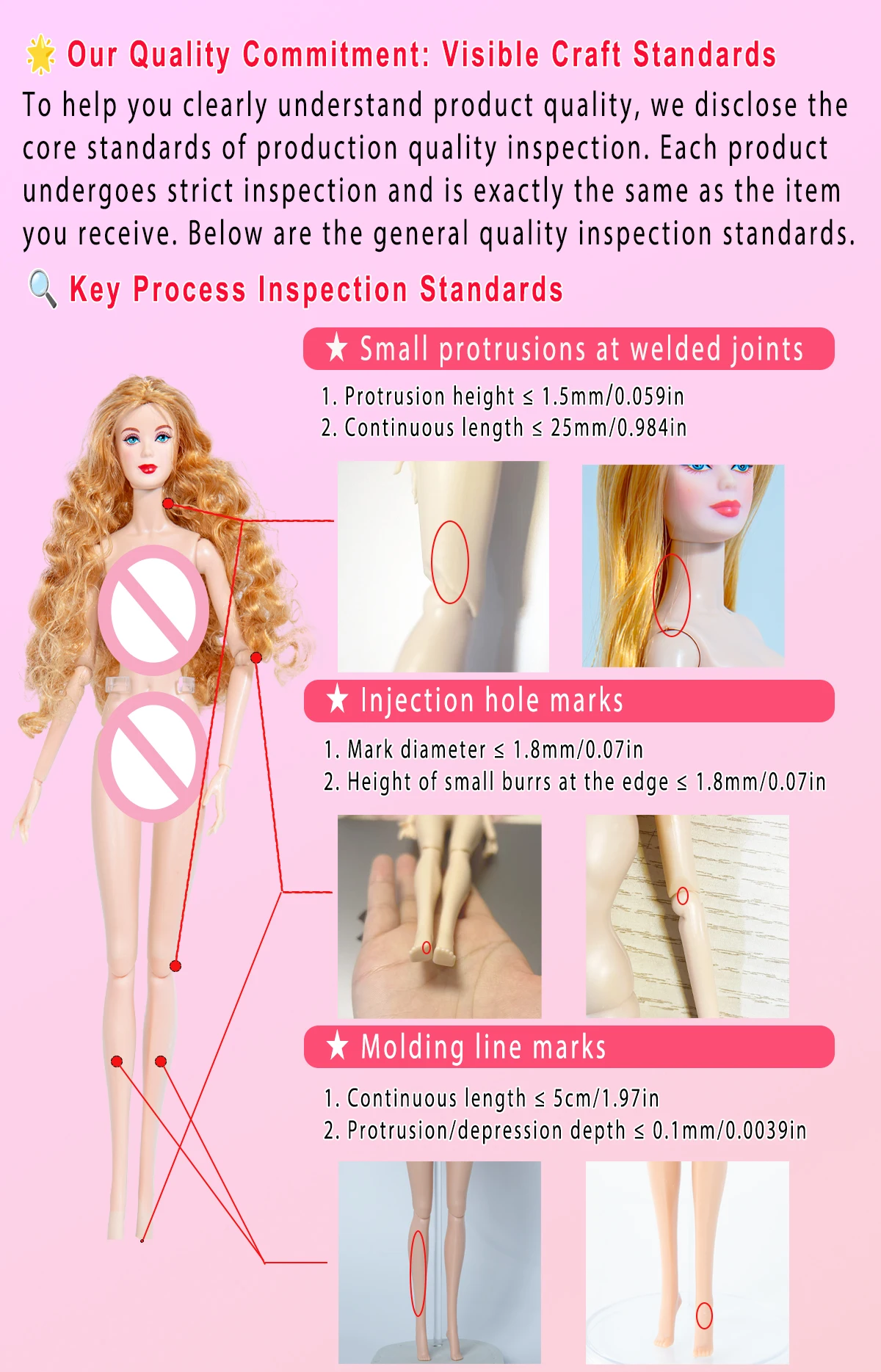 12,6 Zoll 12-Gelenk-BJD im Maßstab 1:6, realistisches wechselbares Make-up, exquisites Modell (keine Kleidung) – Detail 13