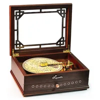 Sankyo 20-note Music Box Wind up Record Player Turntable musical Box Gift for Music Lovers Girls Birthday Christmas Day 1