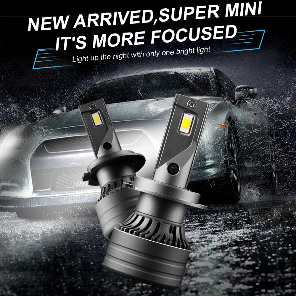 ZTZPIE 6000K 9005/HB3 9006/HB4 H1 H8 H7 H4 H11 H9 9012 Powerful EMC Canbus Led Headlight For Car Fog Light Bulb 30000LM 120W