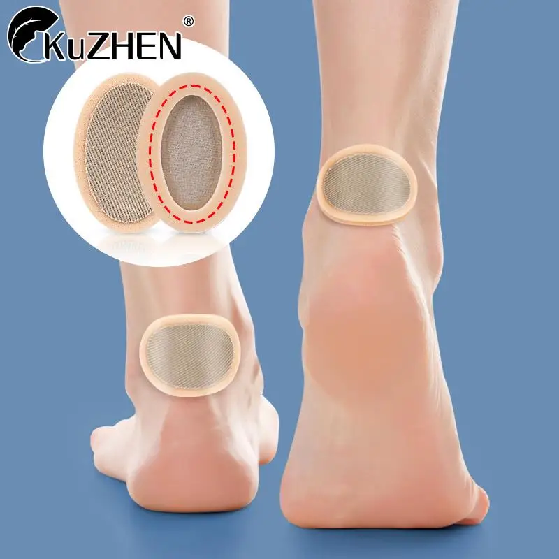 

4pcs Self Adhesive Callus Cushions Oval Shaped Cushion Soft Foam Corn Pads Breathable Toe And Foot Protectors Chicken Eye Patch