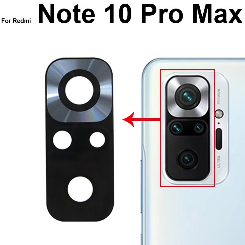 Premium Back Main Camera Glass Lens with Adhesive Sticker