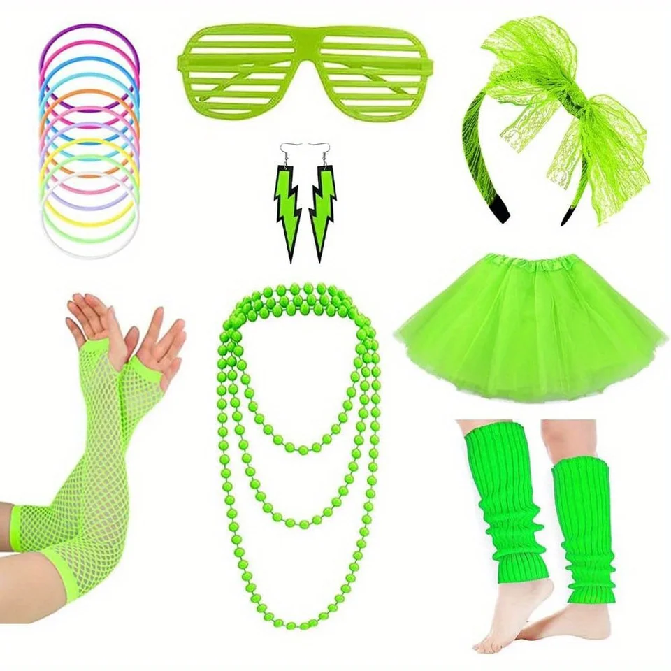 Tonsooze Abbigliamento Femminile Di 80 Anni,costume Da Festa Anni - Foto 11