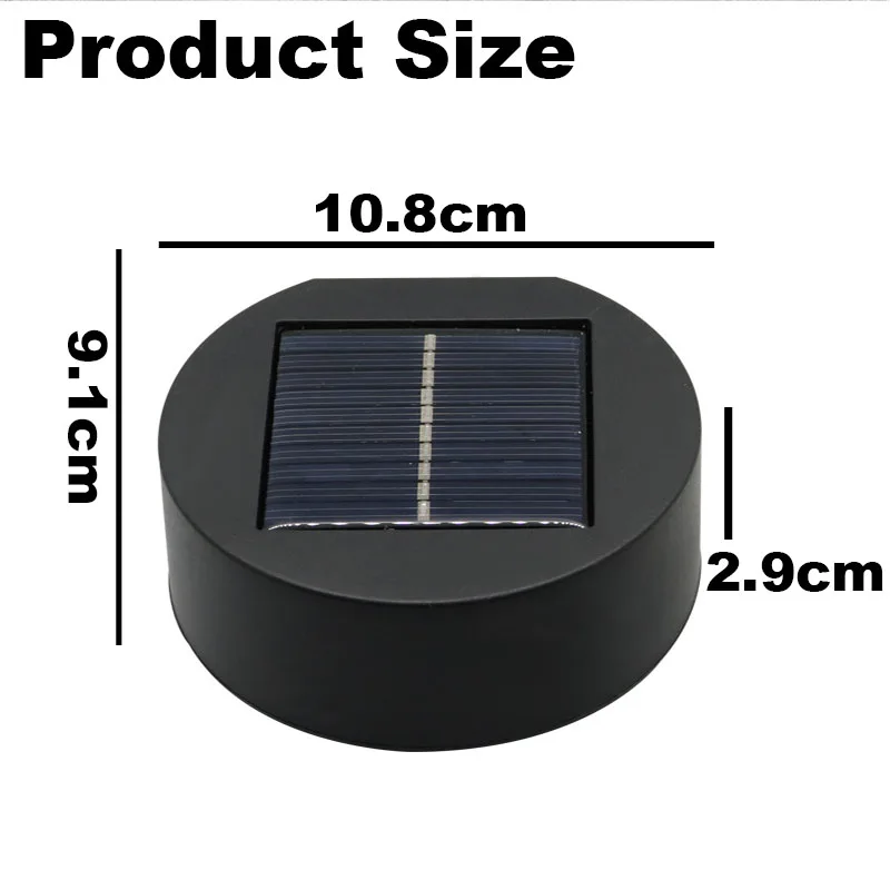 LED Solar Light Outdoor Waterproof Wall Light Garden Washing Wall Lighting Solar Power Fence Terrace Stair Sconce Lamp