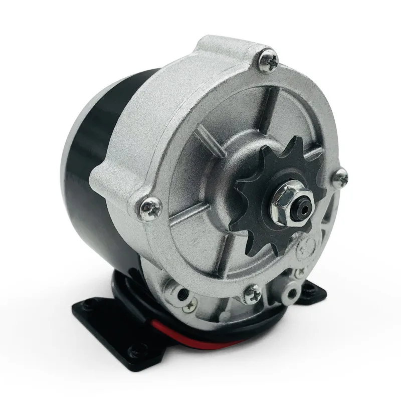 12V250W brushed A-wheel geared motor 1016Z permanent magnet DC frying machine motor gear with feet