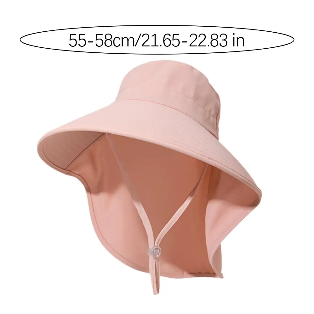 Sun Hats 2025 Women's Large Brim Face Veil UPF 50+ UV Protection Summer Cycling Beach Outdoor Mountaineering