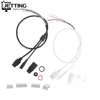 CCTV IP 카메라 보드 모듈용 POE LAN IP 케이블, 비바람에 견디는 커넥터, PoE 모듈에 내장 전원 케이블, 48 Poe 랭킹 키워드용