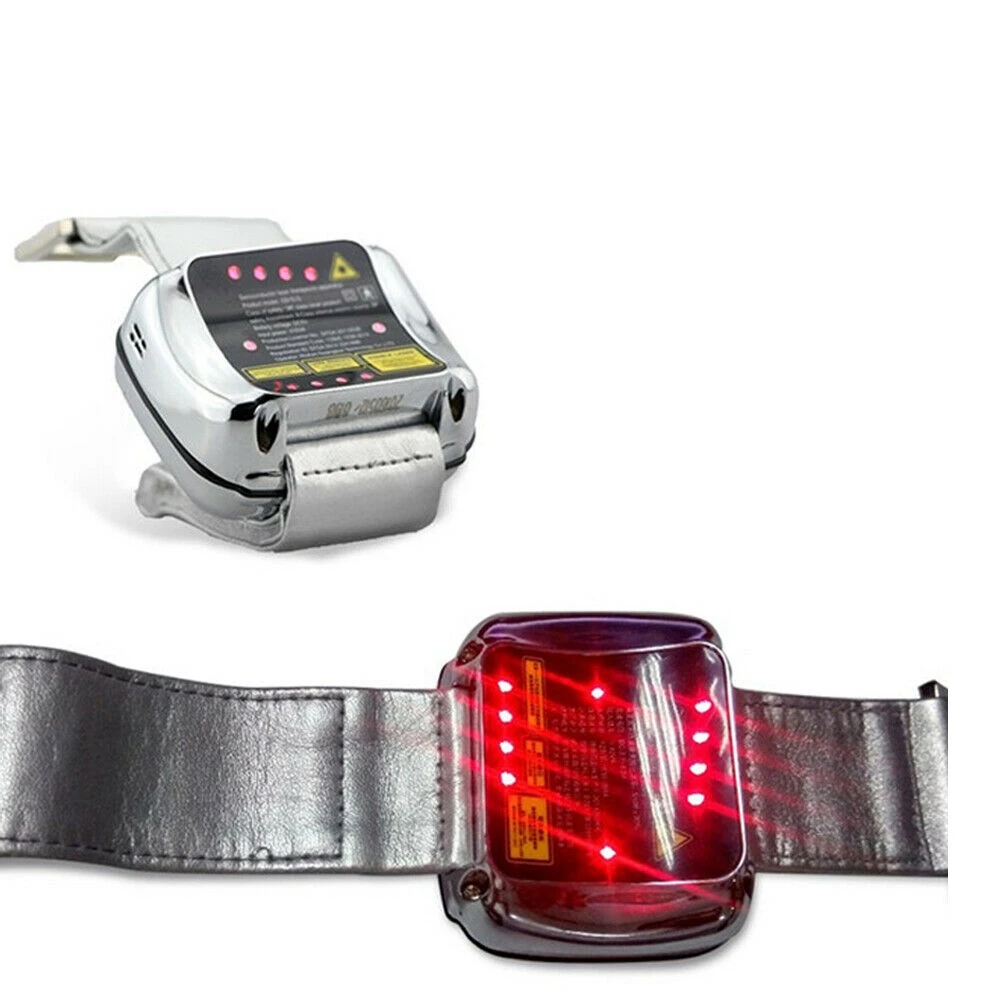 LASTEK Multifunction Red Light Therapy Wrist Watch,650nm Infrared Light with Ear+Nasal Accessory Treatment For Deafness/Tinnitus
