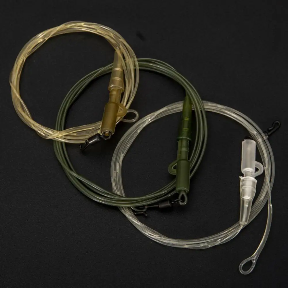 100cm 45LB Carp Fishing Leader Transparent Buffer Leader Line Floating Fly Line Fluorocarbon Leader Line Fishing Tool Supplies 3