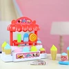 Cashier Toys Kids Cash Register Pretend Play Puzzle Play Toy House Simulation Supermarket Cash Electric Parent-Child Toys Set 5