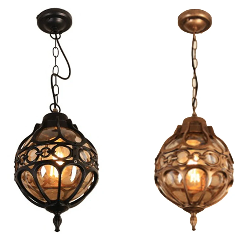 

Pendant Lights For Courtyard Garden Balcony Retro Europe Style Ceiling Pendant Lamp Yard Pathway Landscape Lamp