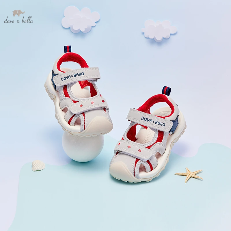 

DB2222599 Dave Bella summer fashion baby boys casual and comfortable sports appliques shoes cute children boys brand shoes