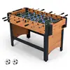 Foosball Table Competition Full Size Soccer Game Table with 22 Players-Natural