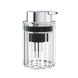 Foaming Soap Dispenser - Refillable Push-Type Bottle (Clear)