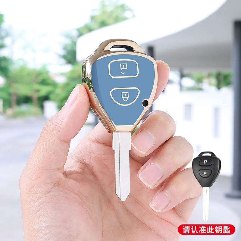 Tukellen for Toyota Key Fob Cover with Keychain Special Soft TPU