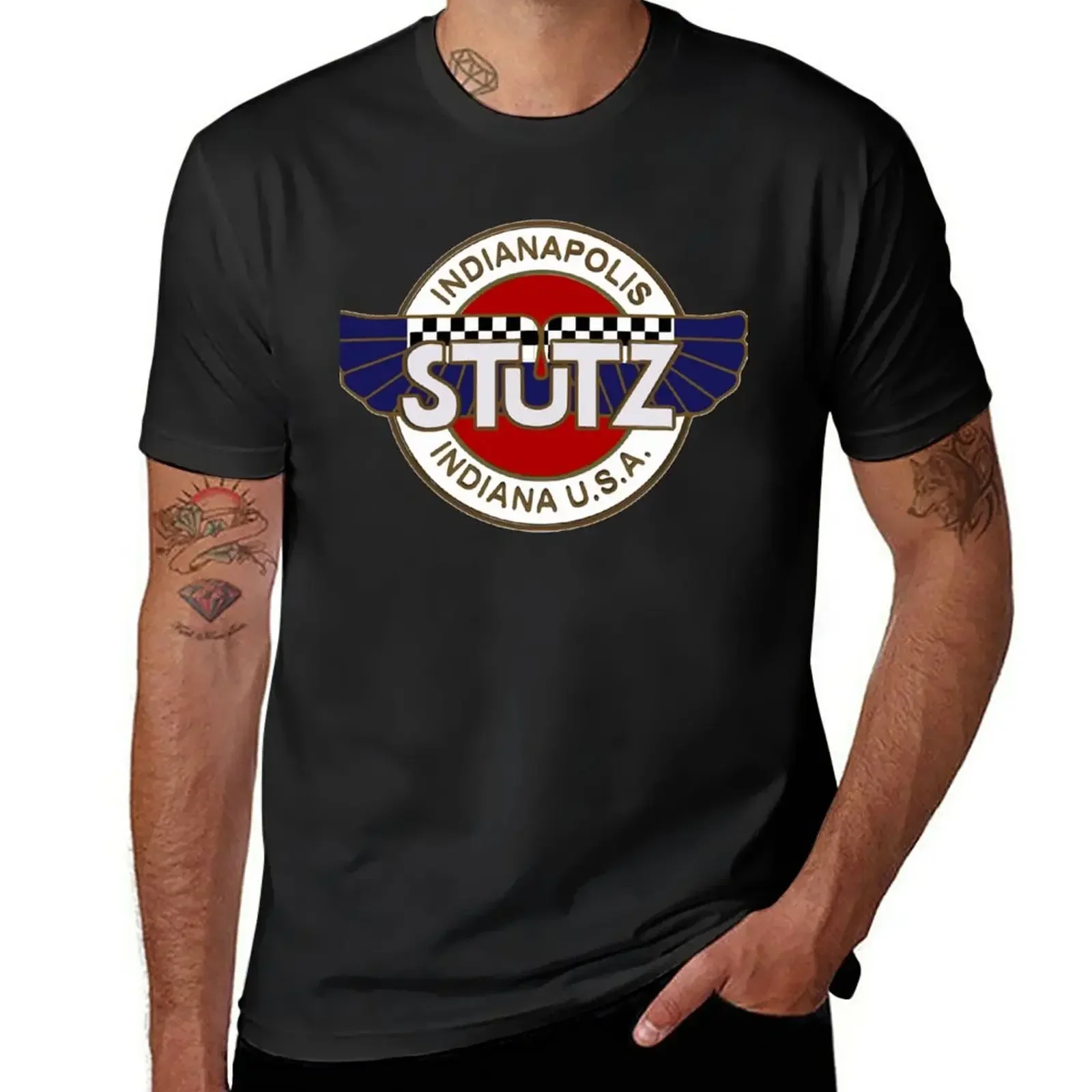 

Stutz Motor Company Logo T-Shirt cute tops boys animal print slim fit t shirts for men