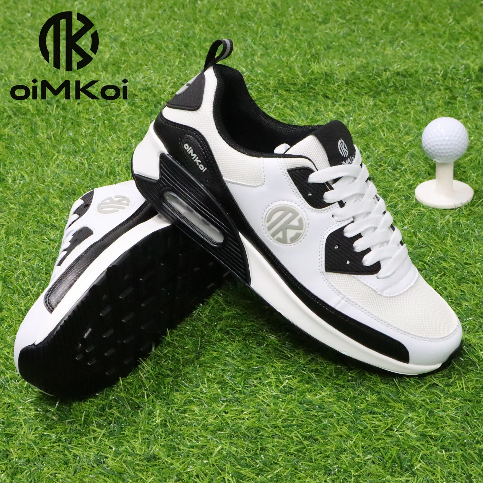 OIMKOI New Men's Golf Shoes Soft and Comfortable Non-slip Outdoor Golf Training Shoes 4