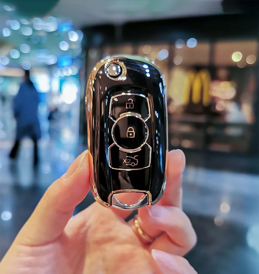 Tpu Car Flip Key Case Cover Portachiavi Per Buick Verano Encore Gx Gl6 2018 2019 2020 Per Opel Vauxhall Astra K Corsa E Accessori