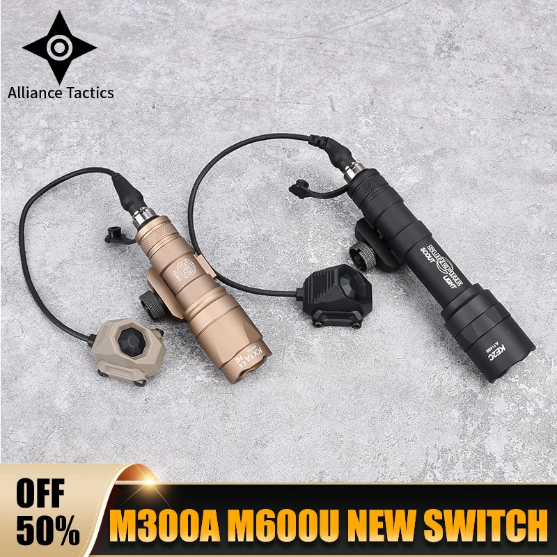 

Тактический страйкбол M300, M300A, Surefir M600, M600U, фонарь для охоты, разведчик, фонарь, функция дистанционного управления