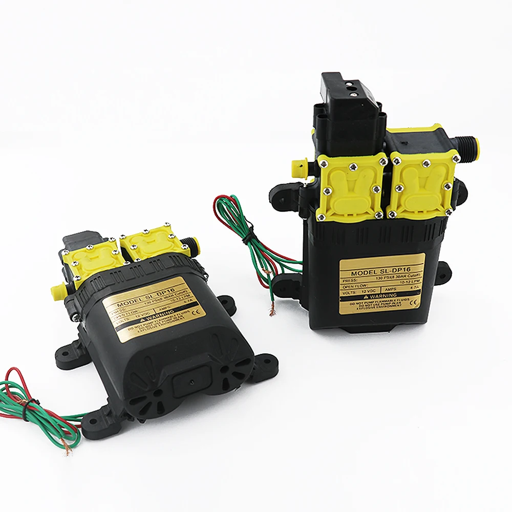 รูปสินค้า ปั๊มน้ำฉีดแรงดันสูง 12V สำหรับเกษตร 10 ลิตร/นาที